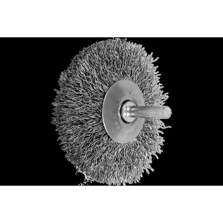 Pferd Mtd Flared Cup Brush, .014 SS Wire, 3 82877